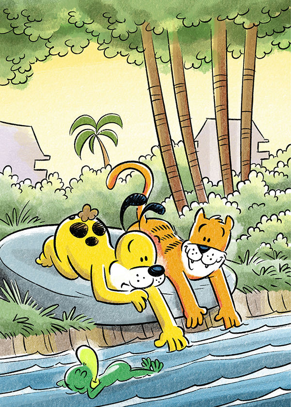 Cover of Cat and Dog Go With the Flow
