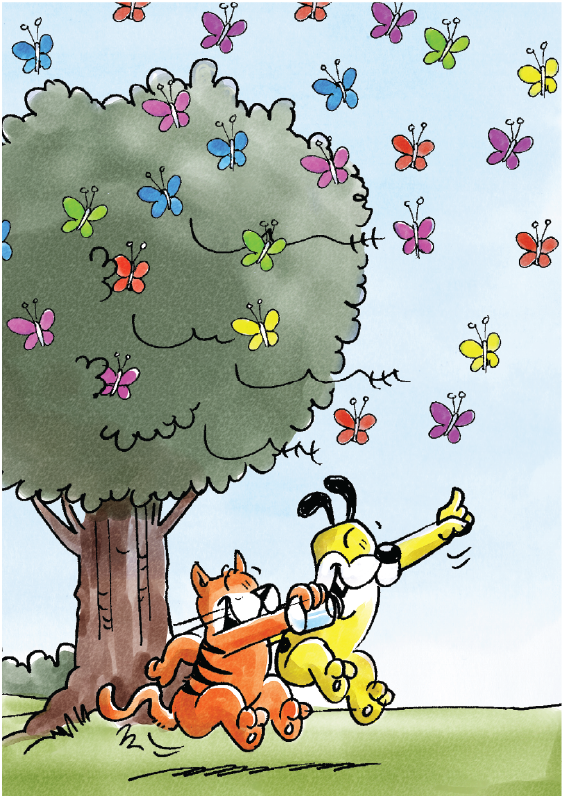 Cover of Cat & Dog and the Butterfly