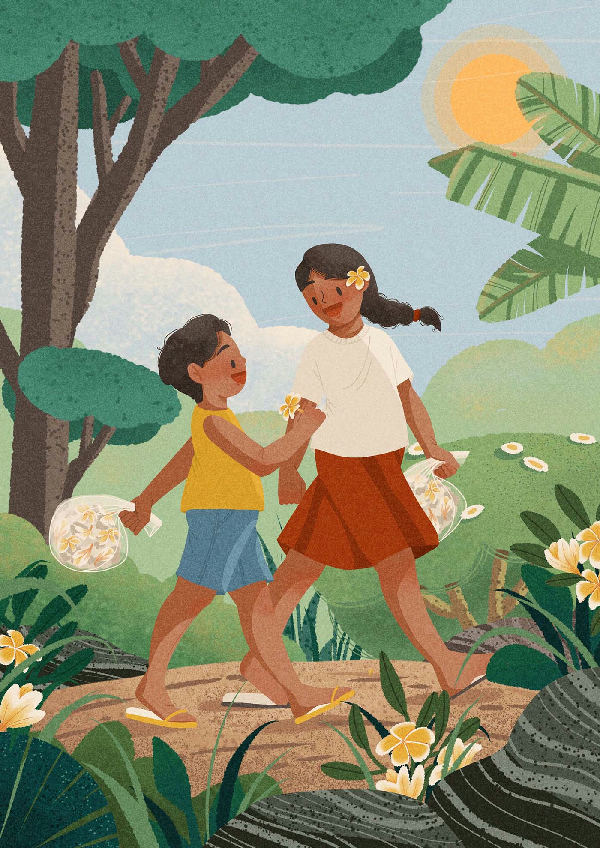 Cover of Dry Quickly, Frangipani Flowers!