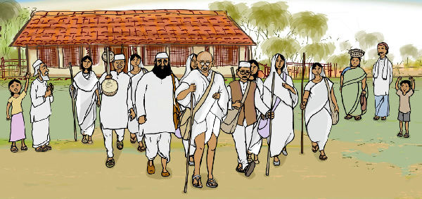 Cover of Mahatma Gandhi: The Salt March