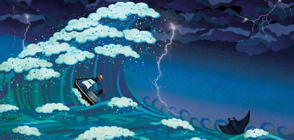 Cover of Pishi Caught in a Storm