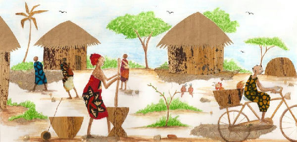 Cover of The Adventures of Mboza and her Rooster