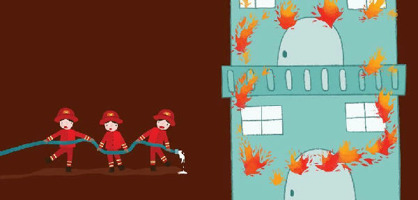 Cover of The School is on Fire!
